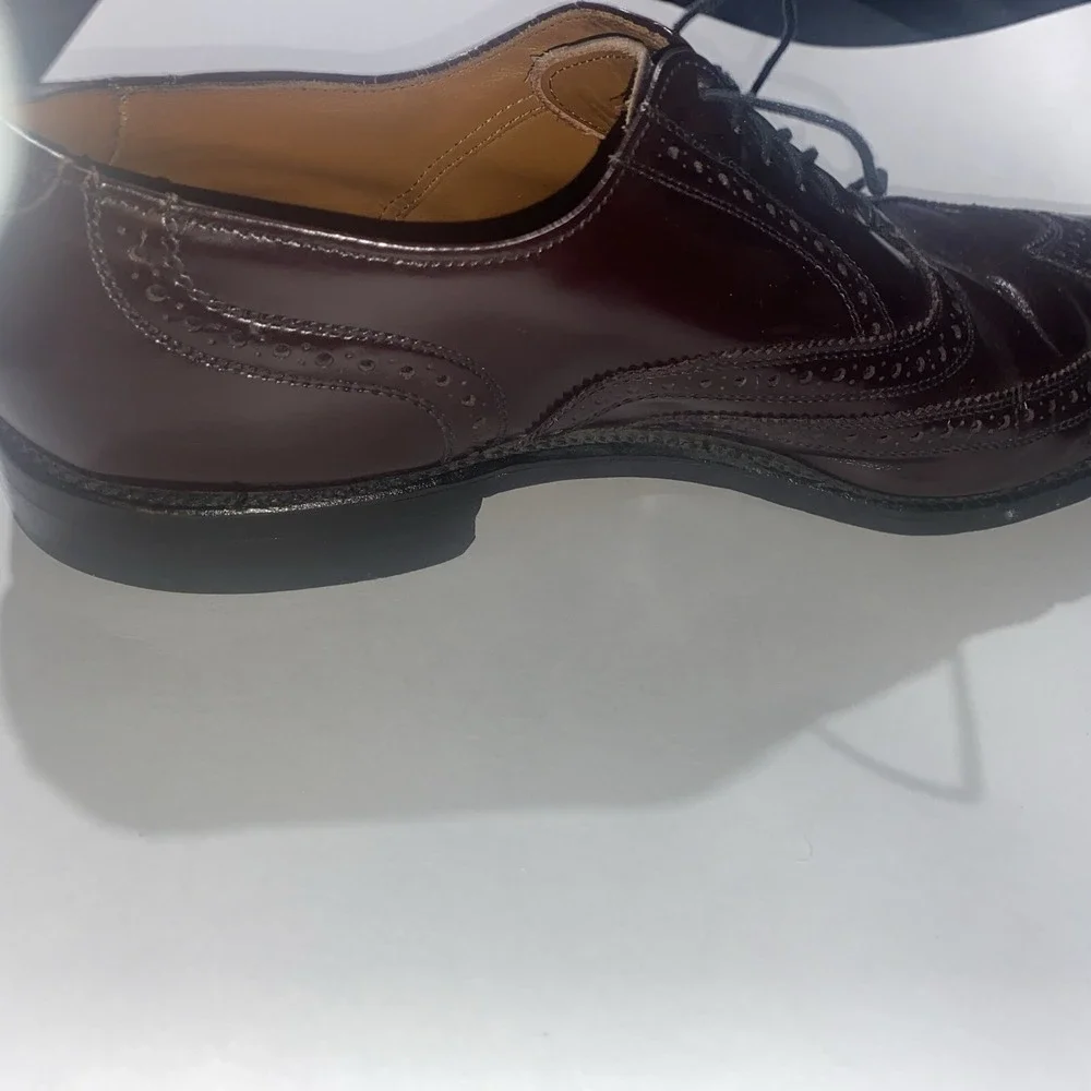 Allen Edmonds Lloyd Wingtip Oxford Shoes 12 B - Vintage Quality 0697 1946 Comb.‎